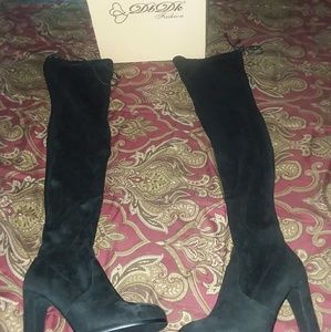 Fashion nova thigh high boots